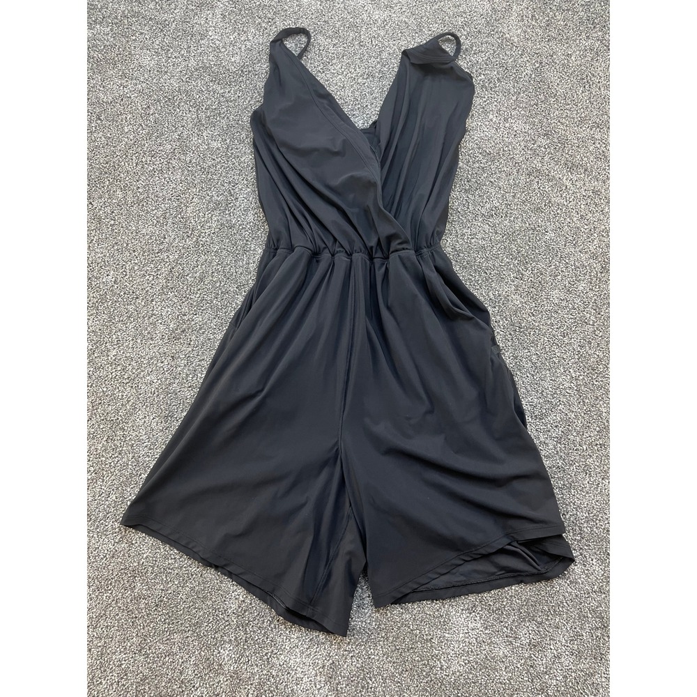 Lululemon Black One Piece Monday‎ Best Romper Shorts Size 2 Athletic